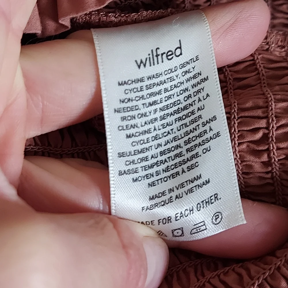 Wilfred Terracotta Crop Top - Picture 7 of 7
